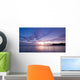 Purple Sunset Blue Sea Wall Decal