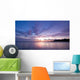 Purple Sunset Blue Sea Wall Decal