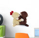 Stuffed Monkeys Wall Decal