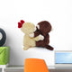 Stuffed Monkeys Wall Decal