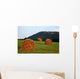 Meadow with Hay and Wall Decal