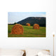Meadow with Hay and Wall Decal