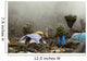 Barranco camp on Machame route. Mount Kilimanjaro, Tanzania. Wall Mural