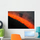 Etna lava flow Wall Mural