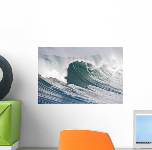 Incredible oceanic wave in Portugal Wall Mural