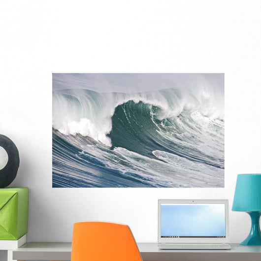 Incredible oceanic wave in Portugal Wall Mural