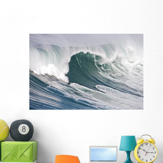 Incredible oceanic wave in Portugal Wall Mural