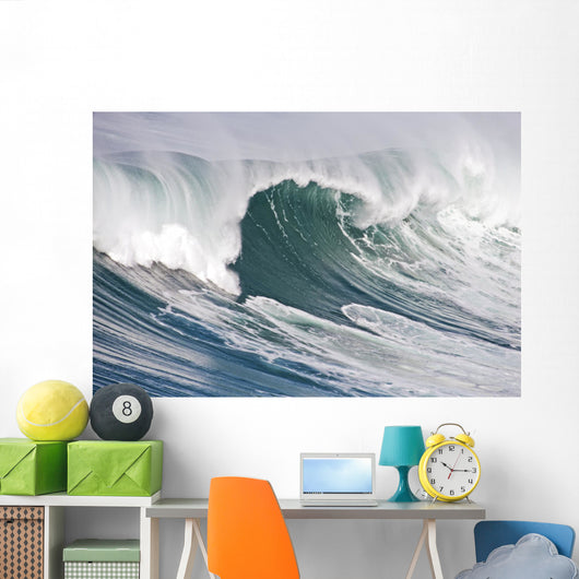 Incredible oceanic wave in Portugal Wall Mural