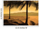 Beach With Palms Wall Mural