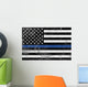 Law Enforcement Support Flag Wall Decal