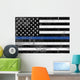 Law Enforcement Support Flag Wall Decal
