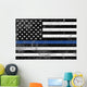 Law Enforcement Support Flag Wall Decal