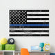 Law Enforcement Support Flag Wall Decal