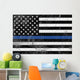 Law Enforcement Support Flag Wall Decal
