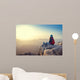 Girl Looks Sinai Mountains Wall Decal