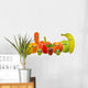 Friendly Fruit and Vegetables Wall Decal
