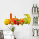 Friendly Fruit and Vegetables Wall Decal