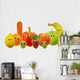 Friendly Fruit and Vegetables Wall Decal