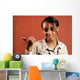 African Teen Girl Wall Mural