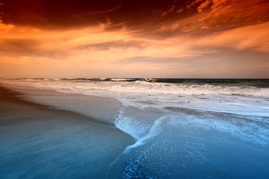 ocean sunrise Wall Mural