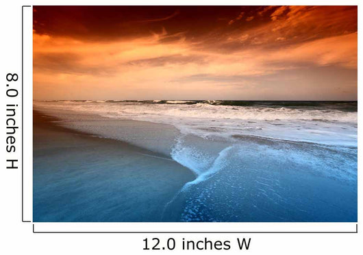 ocean sunrise Wall Mural