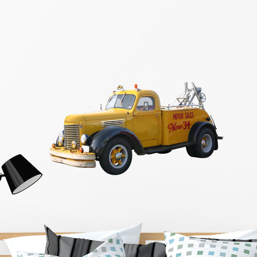 Yellow Wrecker Wall Decal