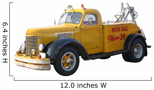 Yellow Wrecker Wall Decal