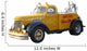 Yellow Wrecker Wall Decal