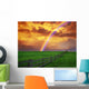 Rainbow Country Field with Wall Decal