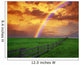 Rainbow Country Field with Wall Decal