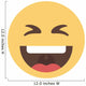 Laughing - Emoji Wall Decal