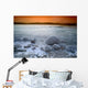 sunrise over the dead sea Wall Mural