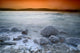 sunrise over the dead sea Wall Mural