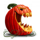 Halloween Pumpkin Wall Decal