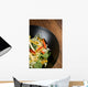 Stir fry in wok Wall Mural