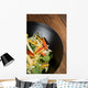Stir fry in wok Wall Mural