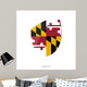 Flag Maryland Style Rugby Wall Decal