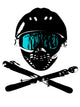 Snowboardmask 3 Wall Decal