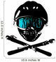 Snowboardmask 3 Wall Decal