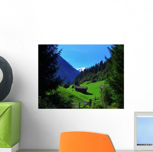 Mountain Landscape Wall Decal Design 1