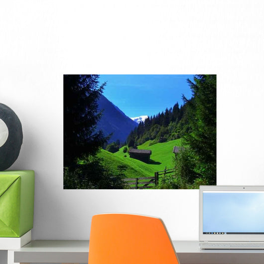 Mountain Landscape Wall Decal Design 1