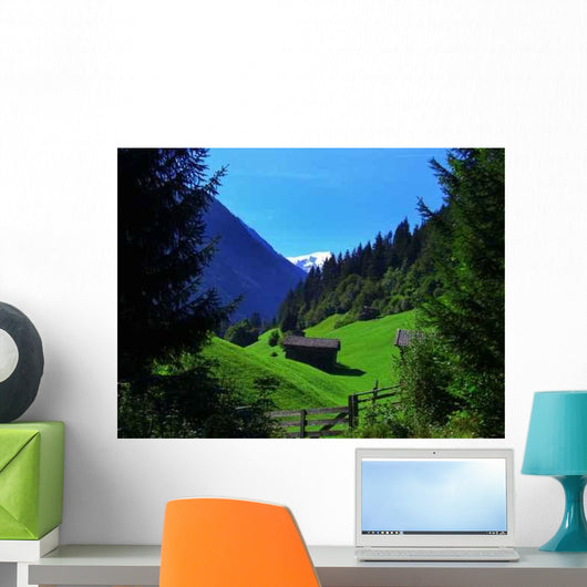 Mountain Landscape Wall Decal Design 1
