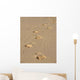 Tracks Sand Wall Decal Design 1