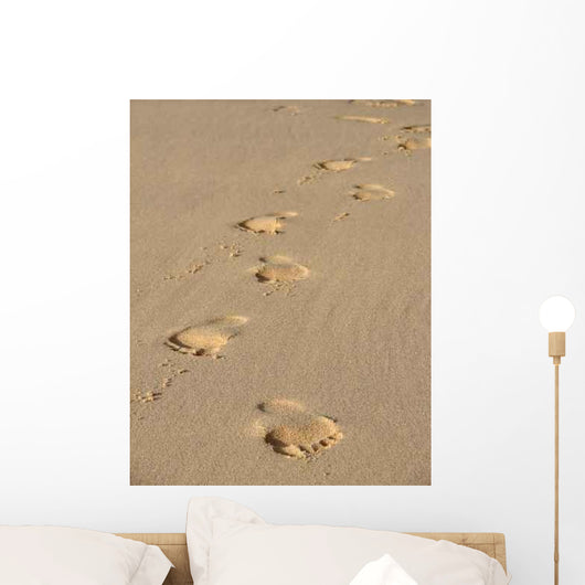 Tracks Sand Wall Decal Design 1