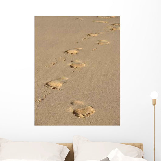 Tracks Sand Wall Decal Design 1