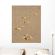 Tracks Sand Wall Decal Design 1