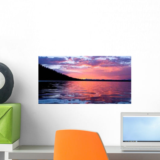 Sunrise Leigh Lake Wall Decal