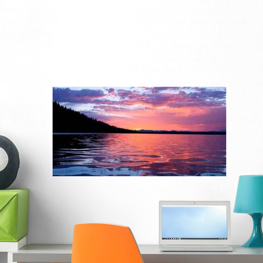 Sunrise Leigh Lake Wall Decal