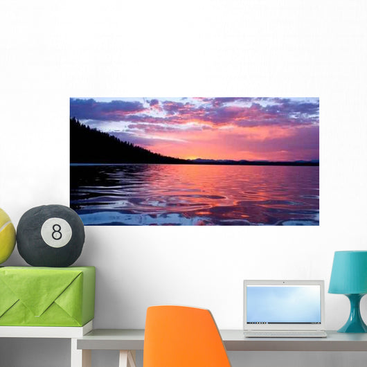 Sunrise Leigh Lake Wall Decal