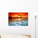 ocean sunrise Wall Mural